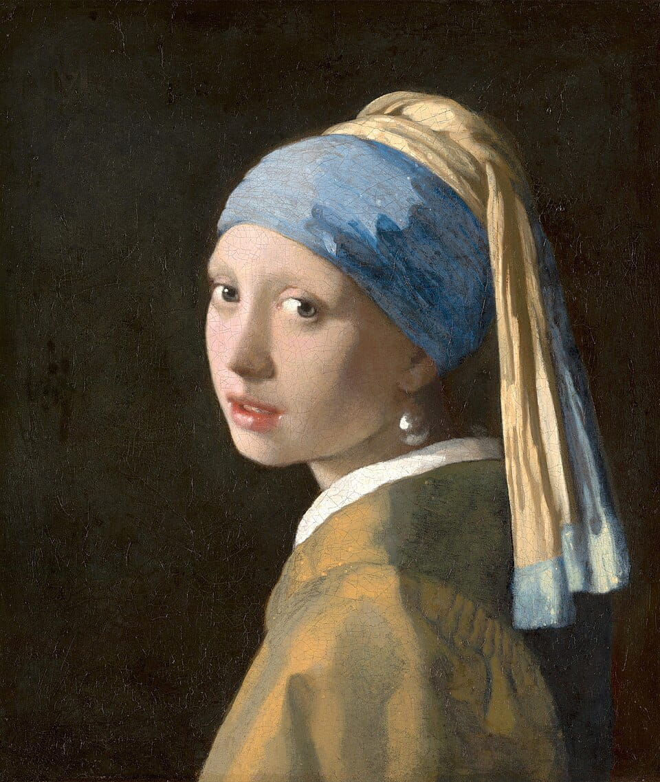 La Ragazza con l'Orecchino di Perla — Johannes Vermeer (1665 ca.) Mauritshuis, L'Aia
