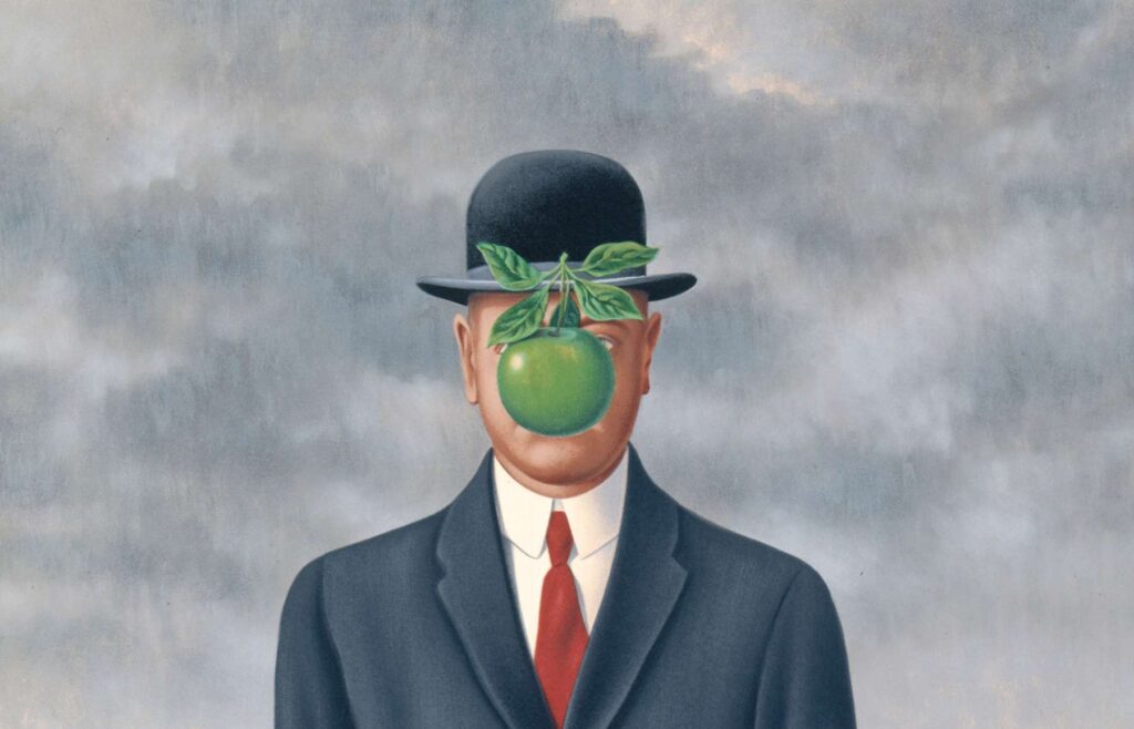 Il Figlio dell'Uomo, collezione privata, non visibile al Museo Magritte